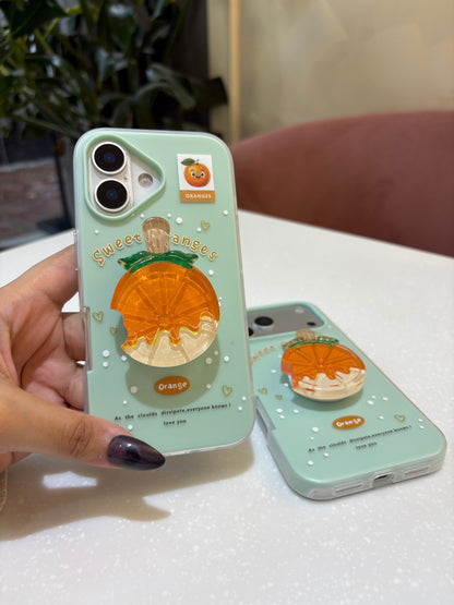 Citrus Pop Socket iPhone Case