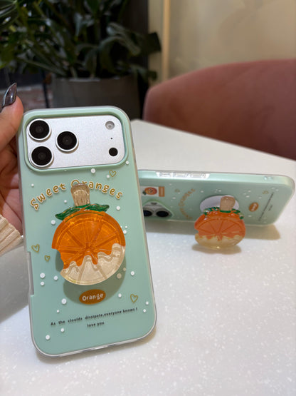 Citrus Pop Socket iPhone Case