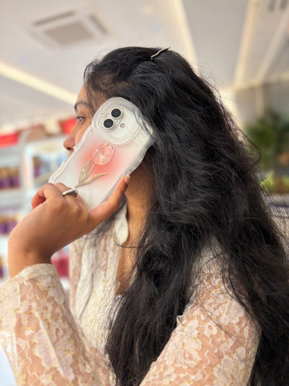 Premium Dual Stand with Charm Tulip iPhone Case