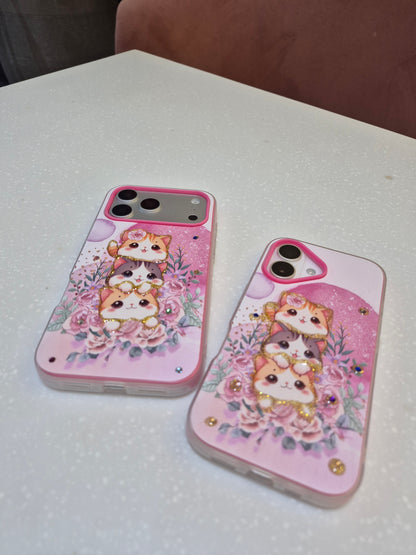 Stacked Kitty iPhone Case