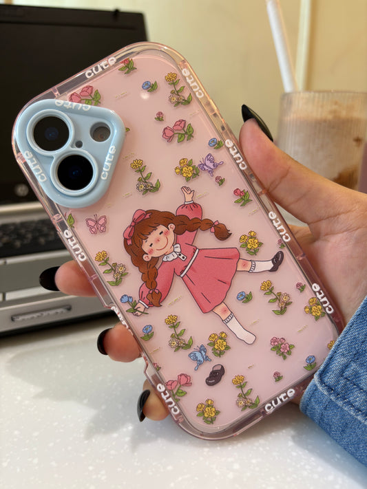 Dreamy Playful Girl Case for iPhone
