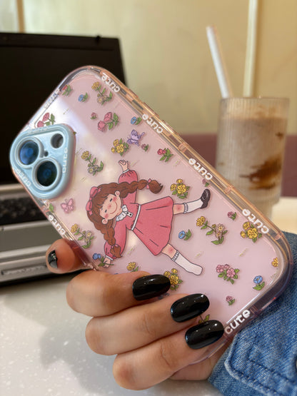 Dreamy Playful Girl Case for iPhone