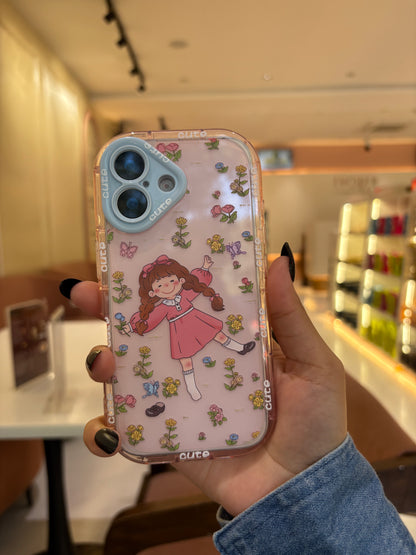 Dreamy Playful Girl Case for iPhone