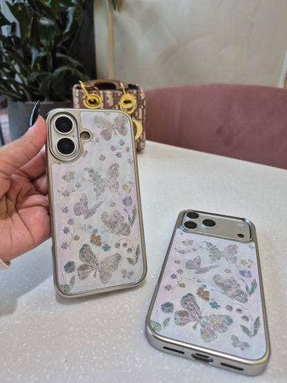 Glitter Butterfly Garden Case