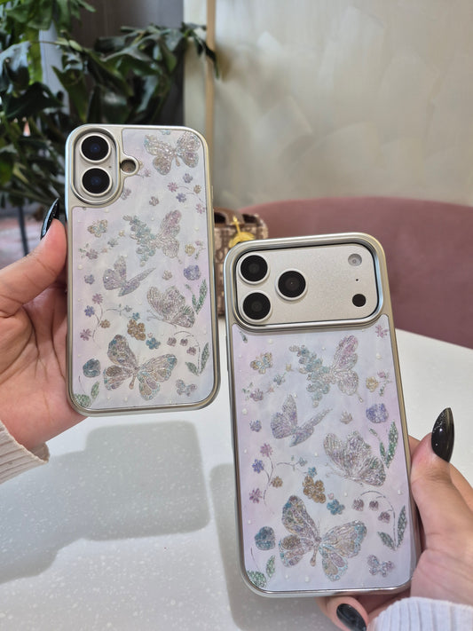 Glitter Butterfly Garden Case