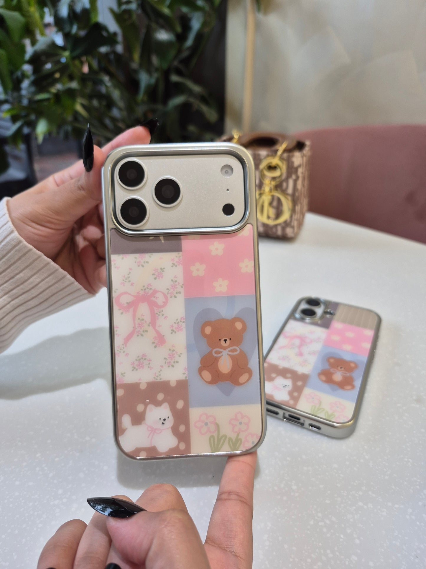 Pastel Teddy Patch MagSafe Case