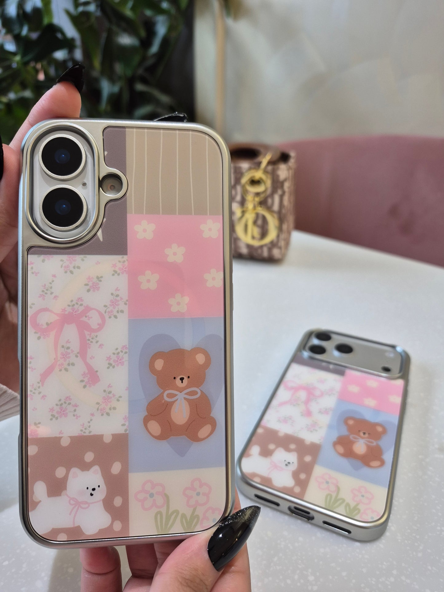 Pastel Teddy Patch MagSafe Case