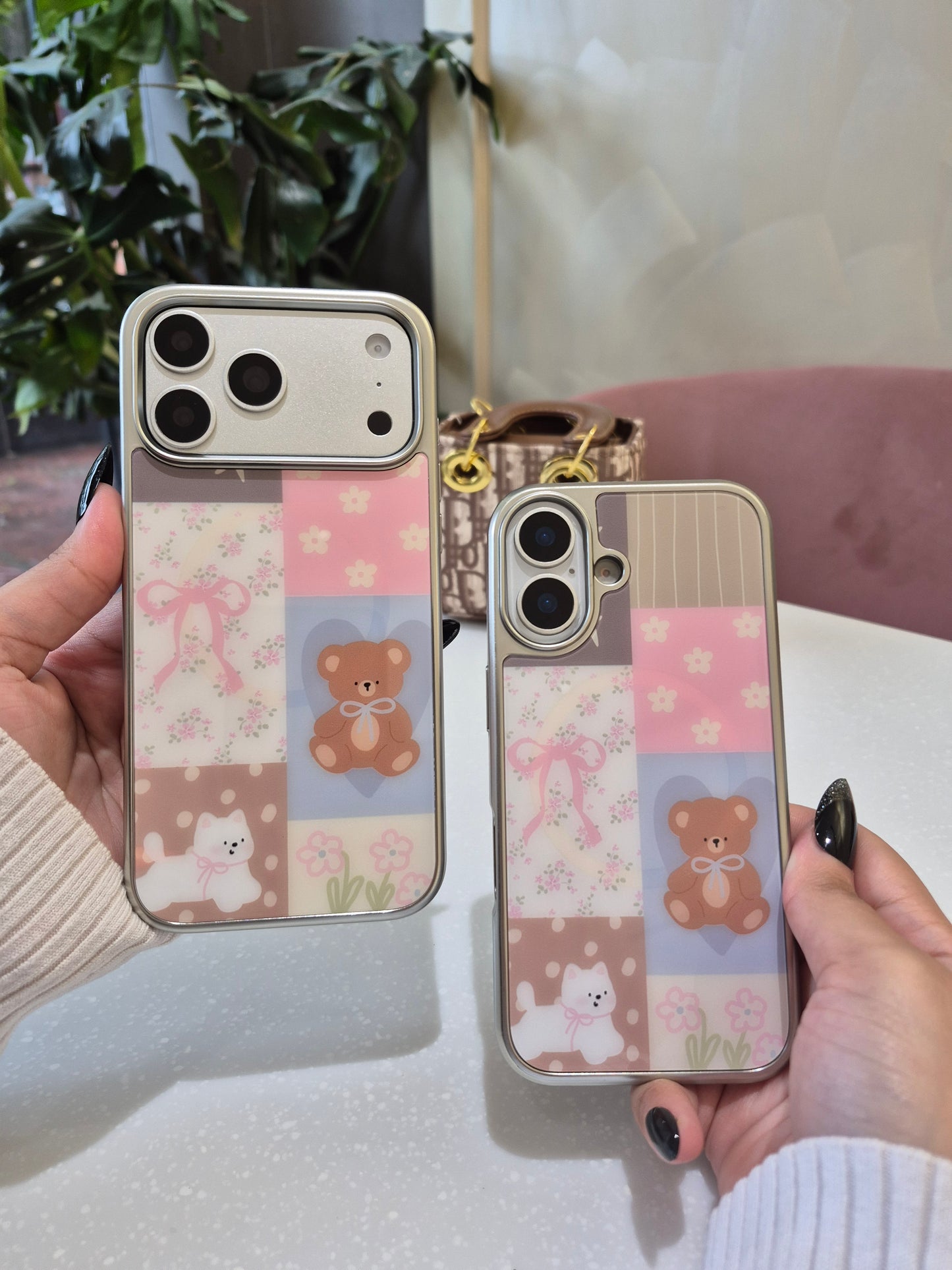 Pastel Teddy Patch MagSafe Case
