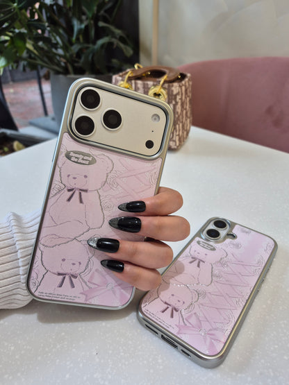 Blush Teddy Lace Case