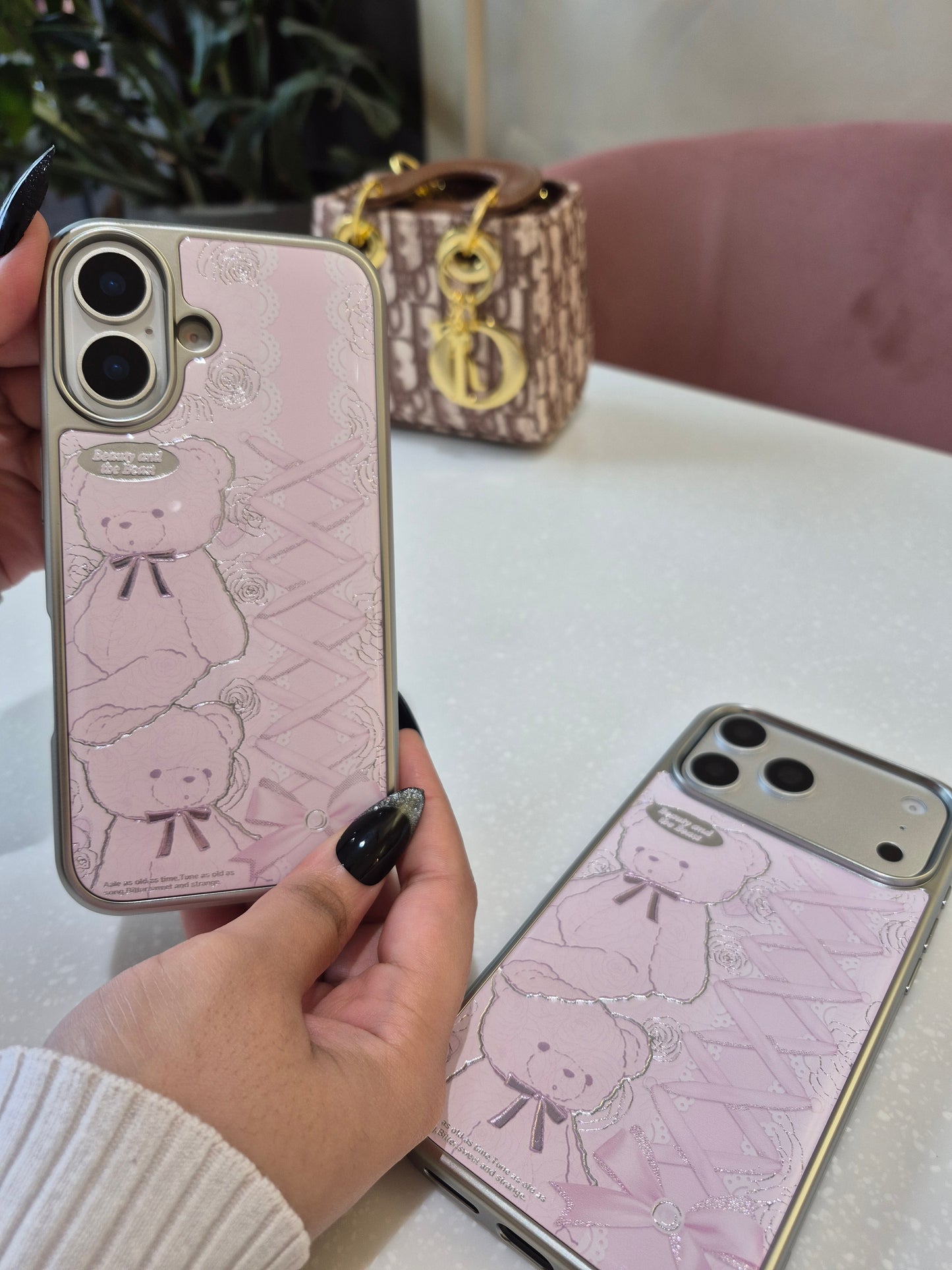 Blush Teddy Lace Case