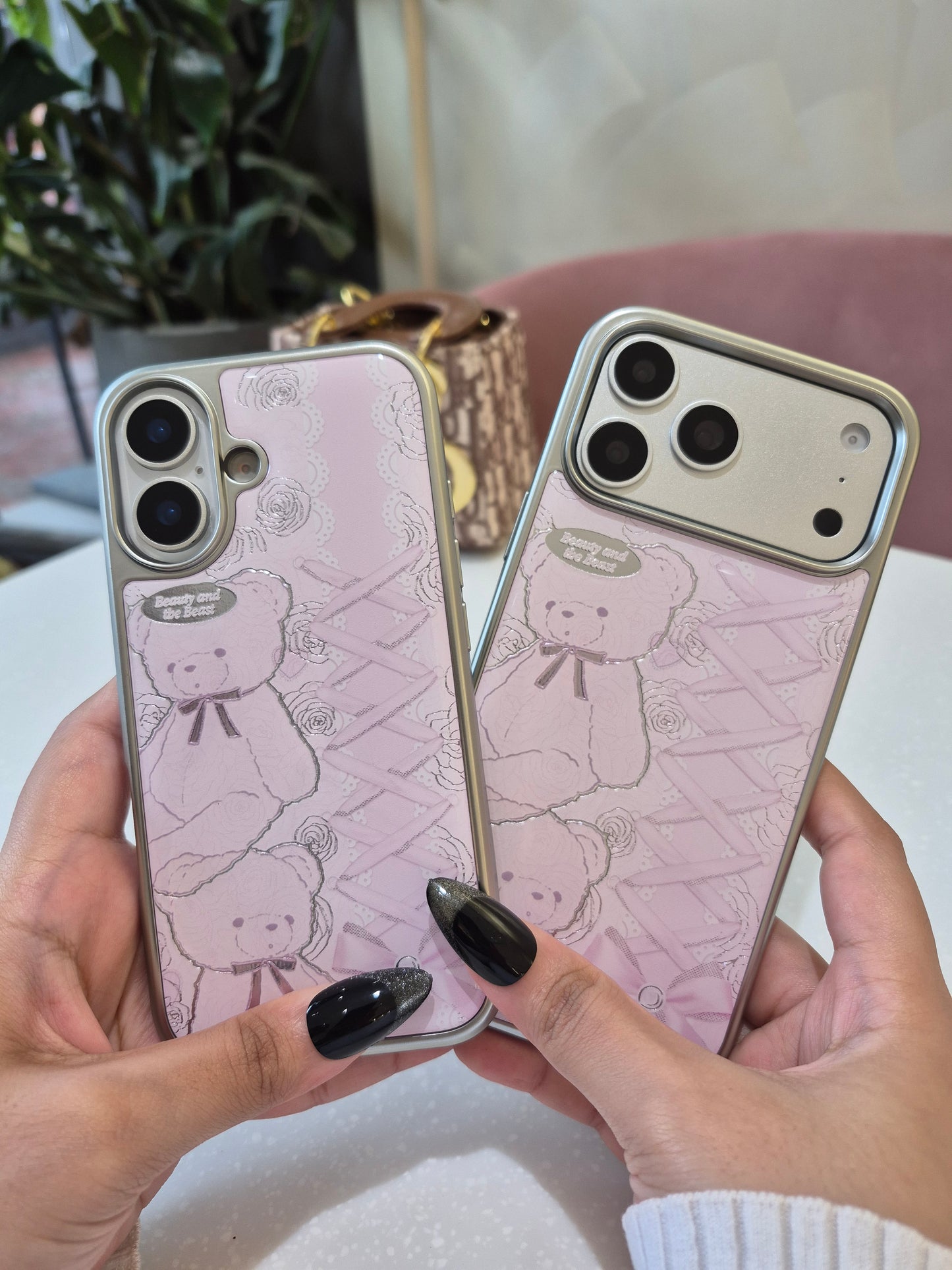 Blush Teddy Lace Case