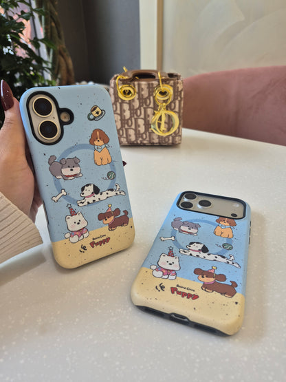 Playful Puppy Park MagSafe Case