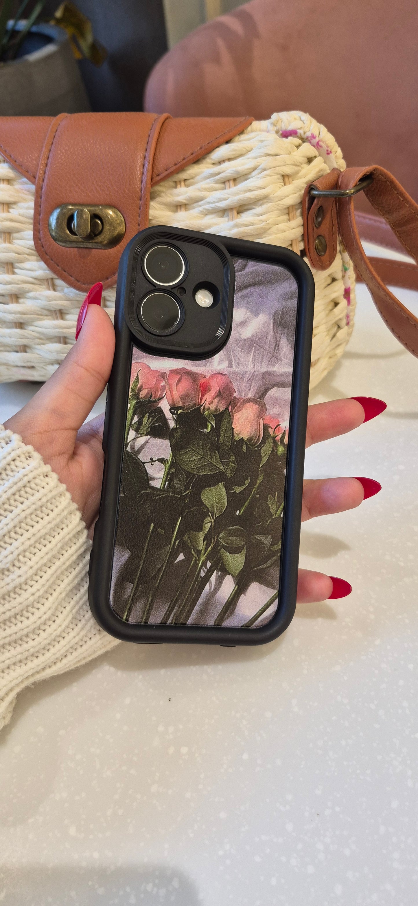 Black Rose iPhone Case
