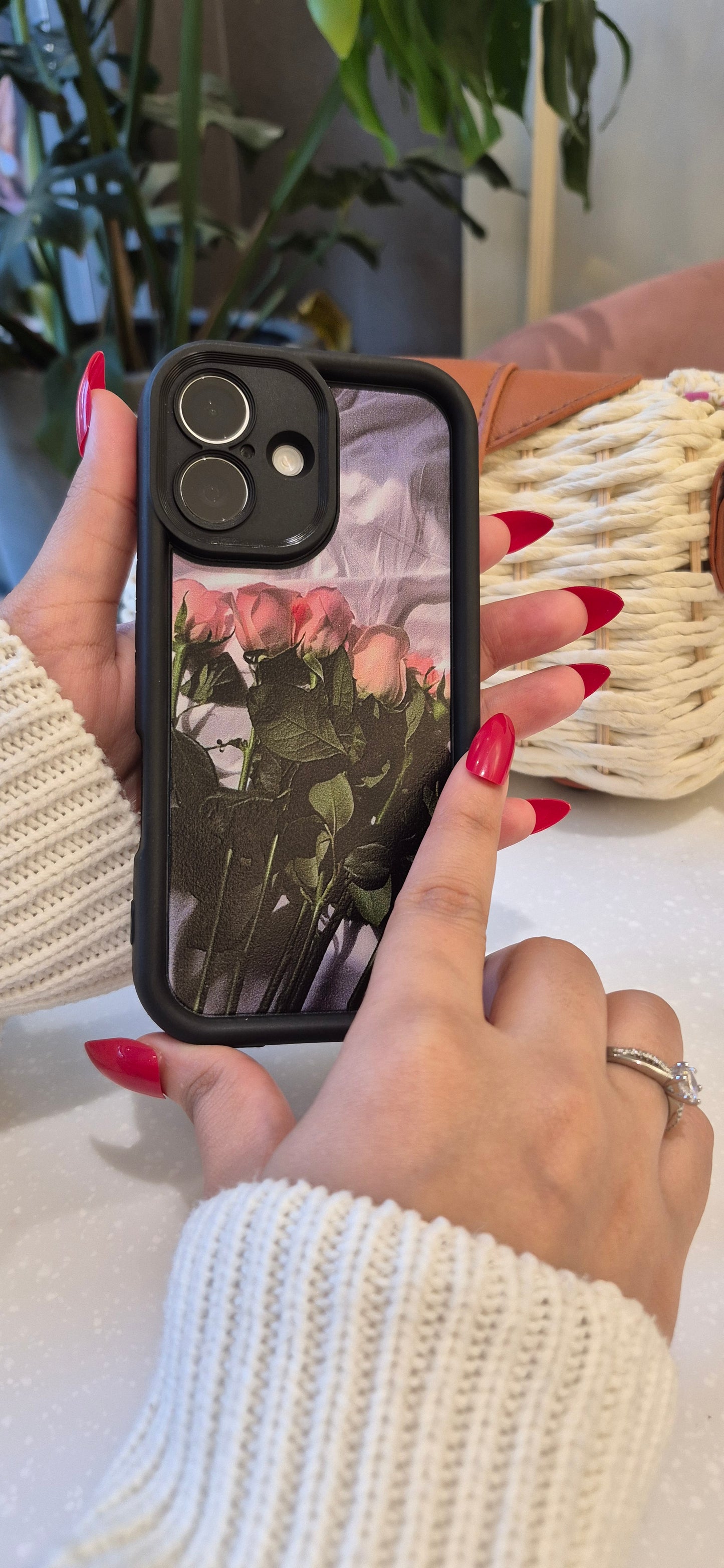 Black Rose iPhone Case
