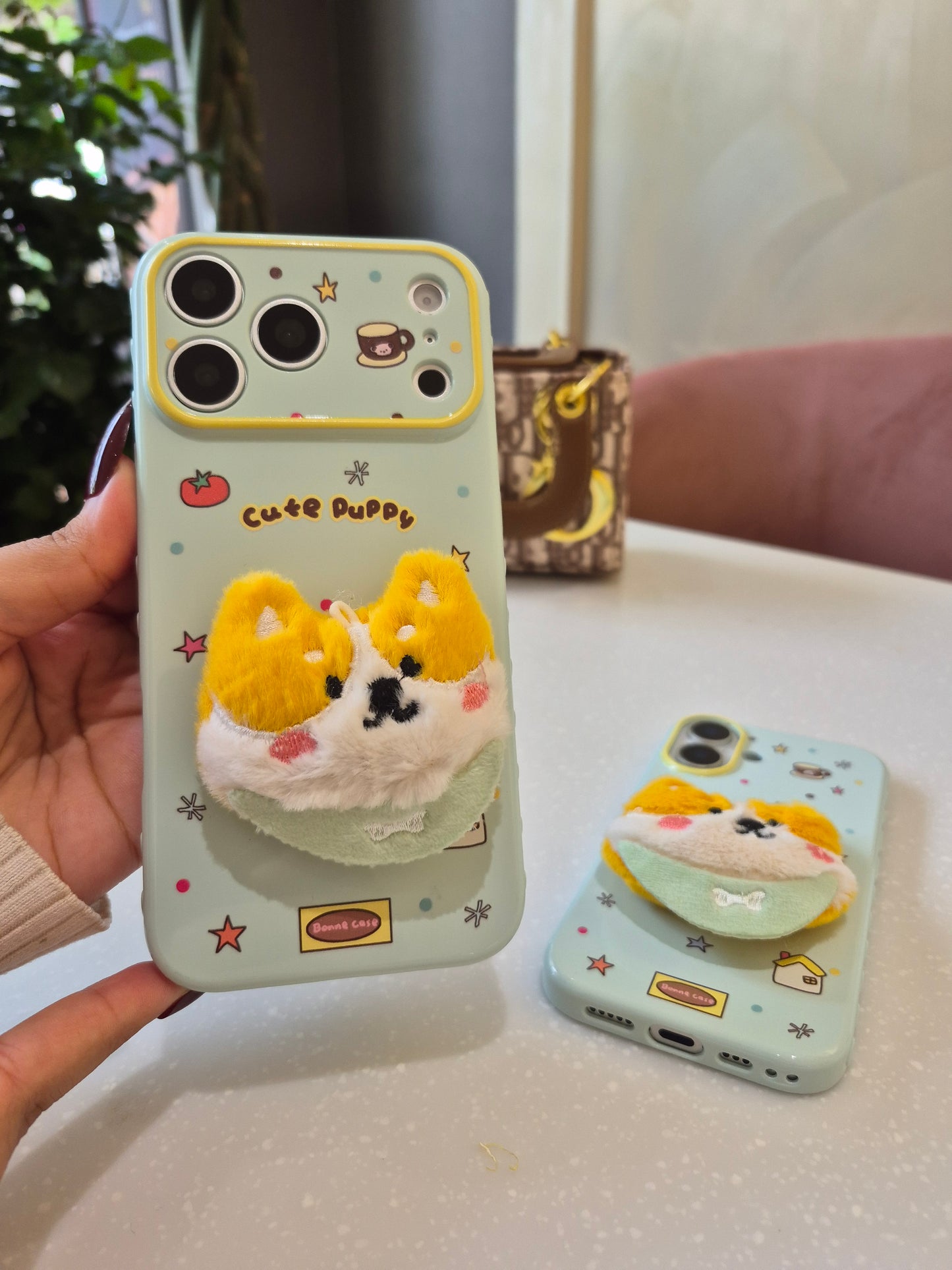Fluffy Corgi Puppy Case