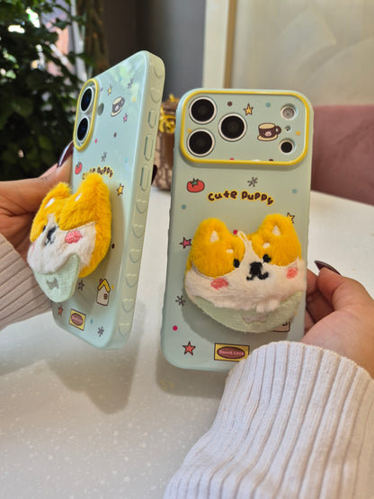 Fluffy Corgi Puppy Case