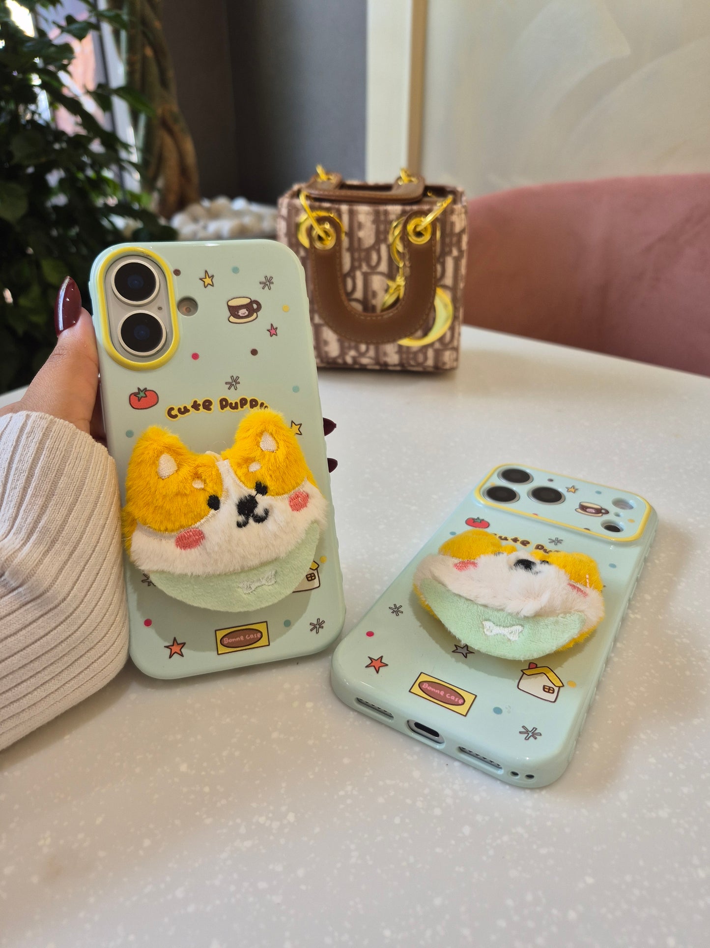 Fluffy Corgi Puppy Case