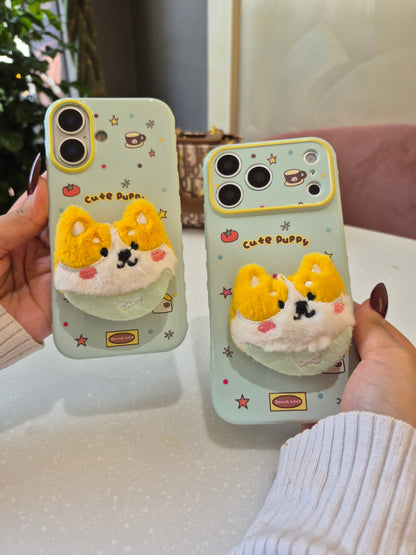 Fluffy Corgi Puppy Case