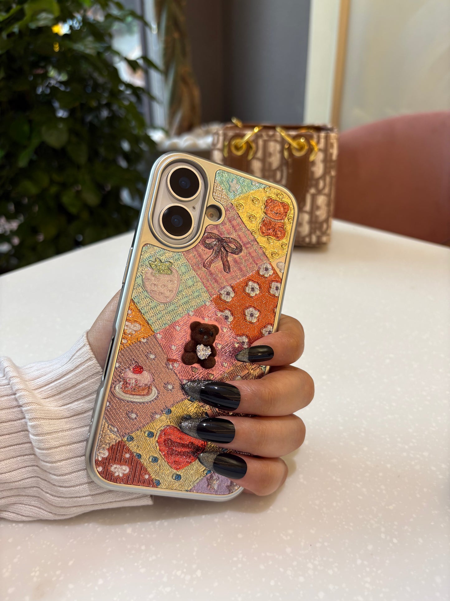 Vintage Patchwork Teddy Case