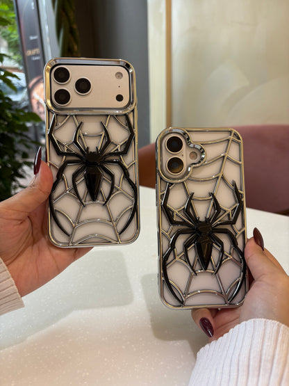 3D Spider Web Phone Case