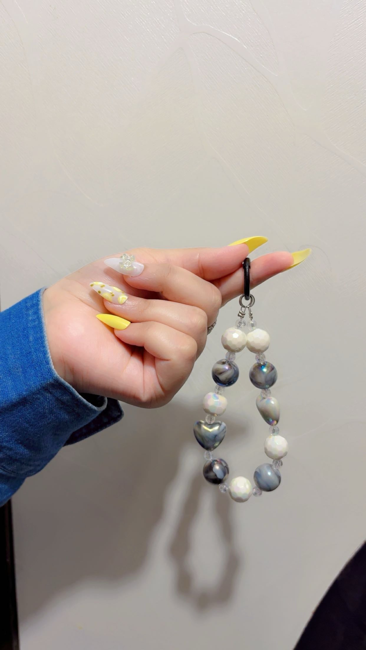 Luxury Marble Charm and Lanyard