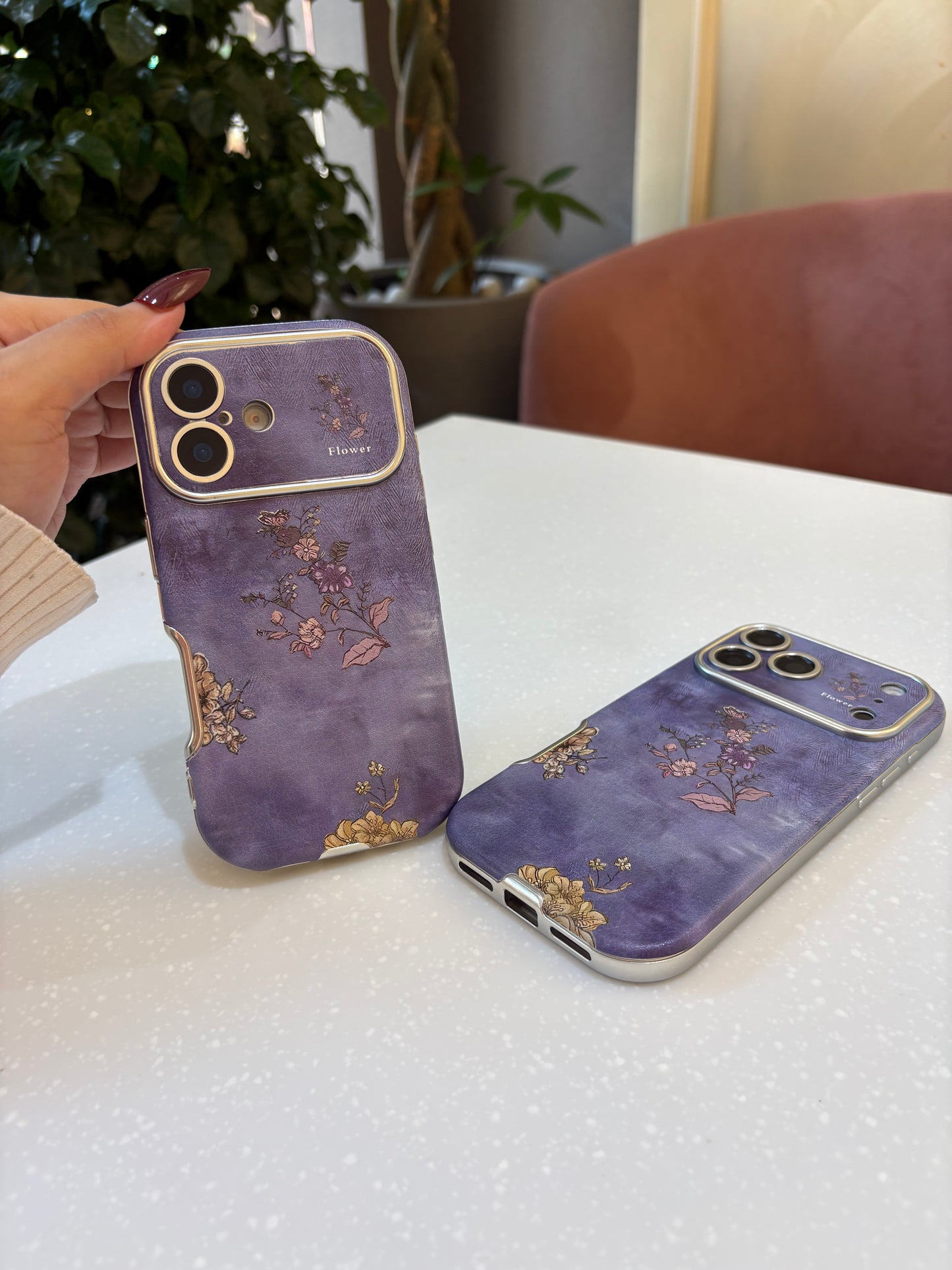 Lavender Watercolor Floral Case