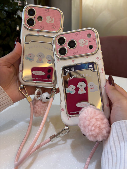 Card Holder Happy Puppy with Charm