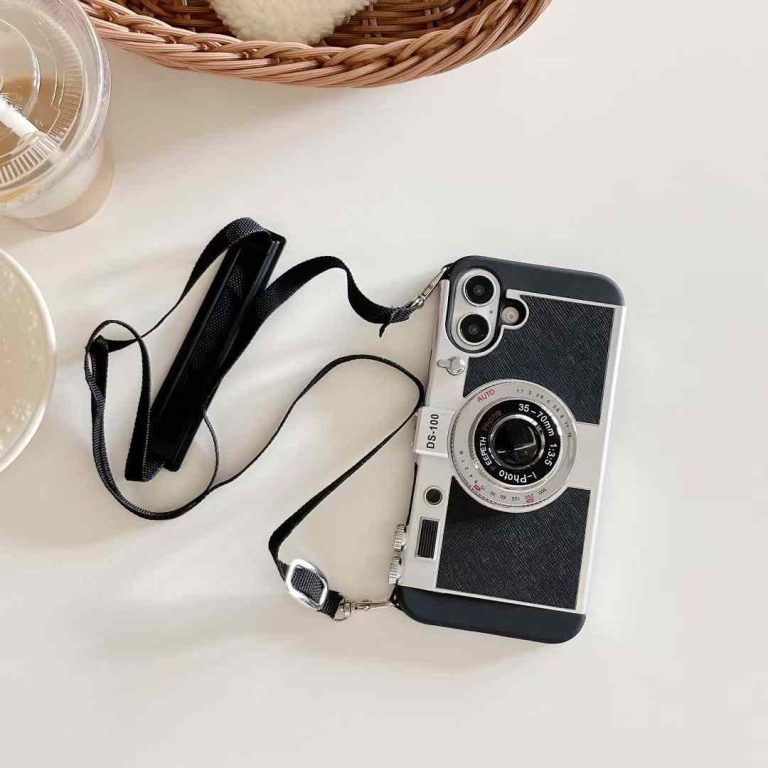 Retro Camera Phone Mobile Case  (for Men & Women)