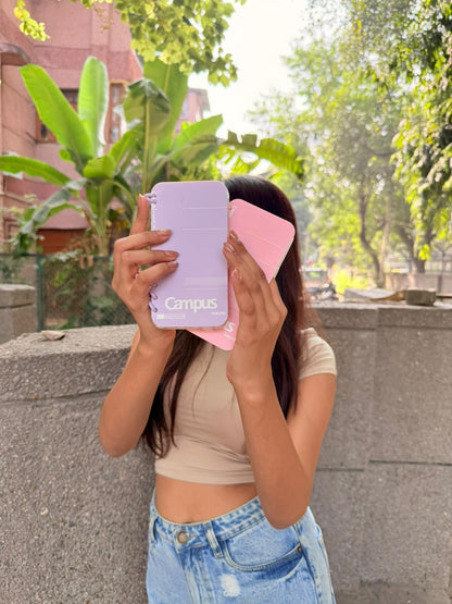 Korean Solid Color Notebook Fashion Phone Case