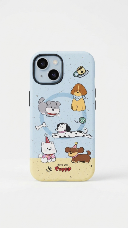 Playful Puppy Park MagSafe Case