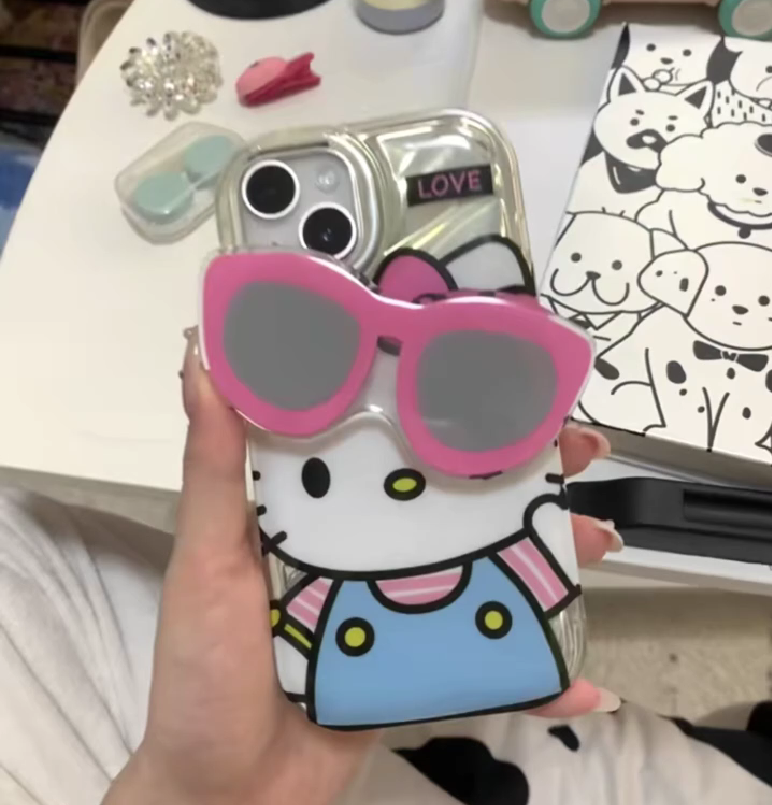 Kitty With Sunglasses iPhone Mobile Case
