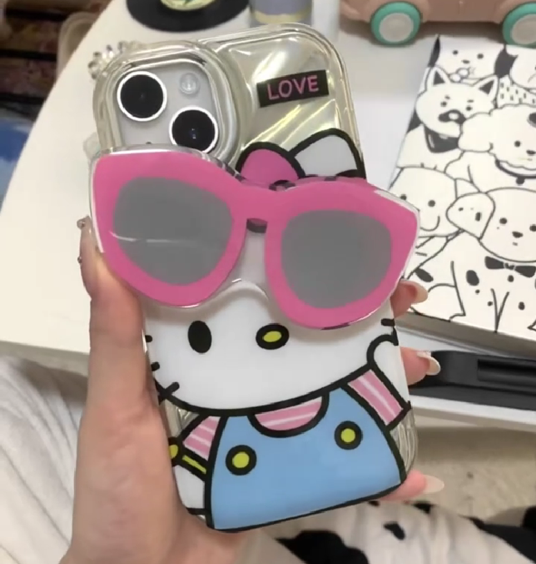 Kitty With Sunglasses iPhone Mobile Case