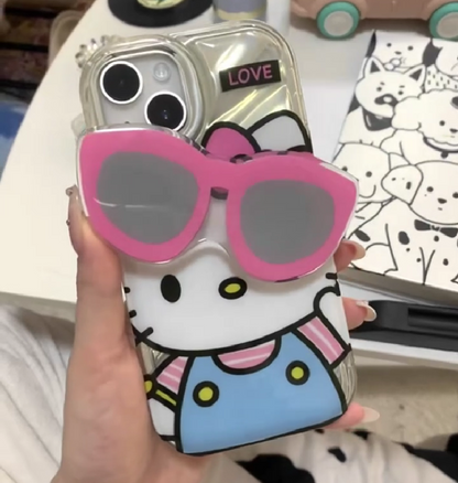 Kitty With Sunglasses iPhone Mobile Case