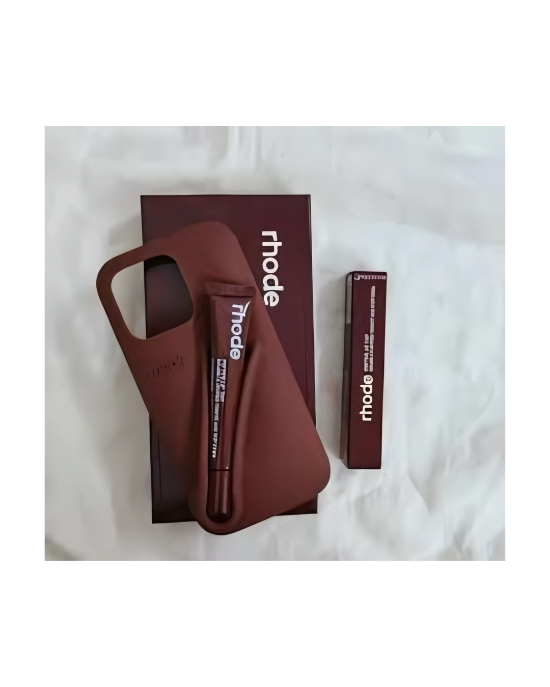 Silicon Lip Gloss iPhone Mobile Case With Tint