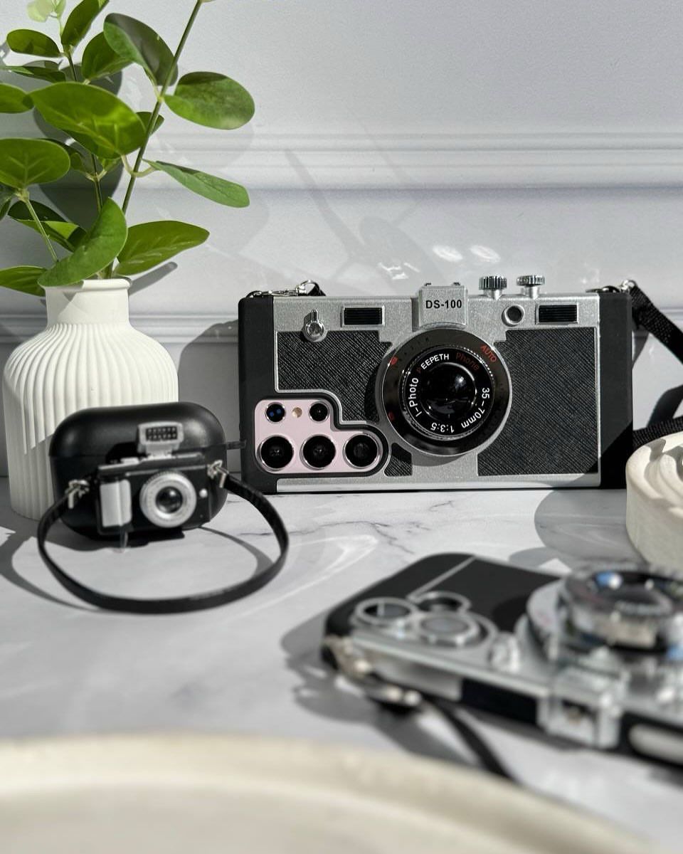 Retro Camera Phone Mobile Case  (for Men & Women)
