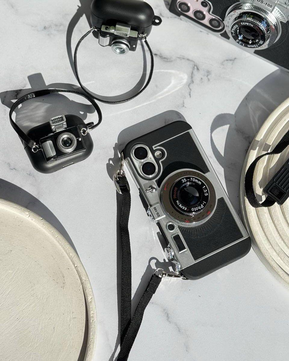 Retro Camera Phone Mobile Case  (for Men & Women)