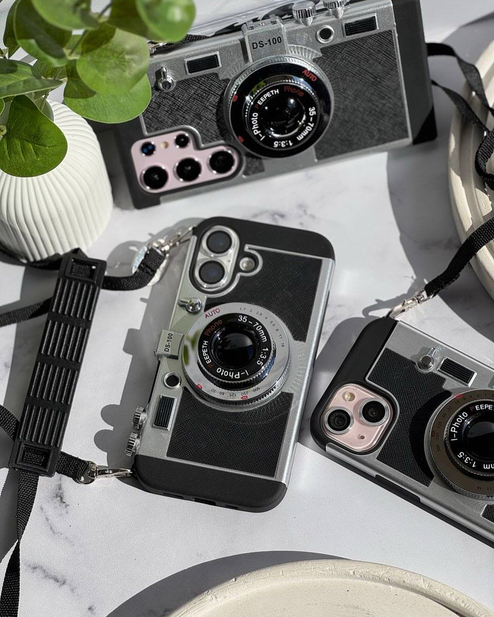 Retro Camera Phone Mobile Case  (for Men & Women)