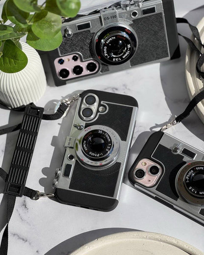 Retro Camera Phone Mobile Case  (for Men & Women)