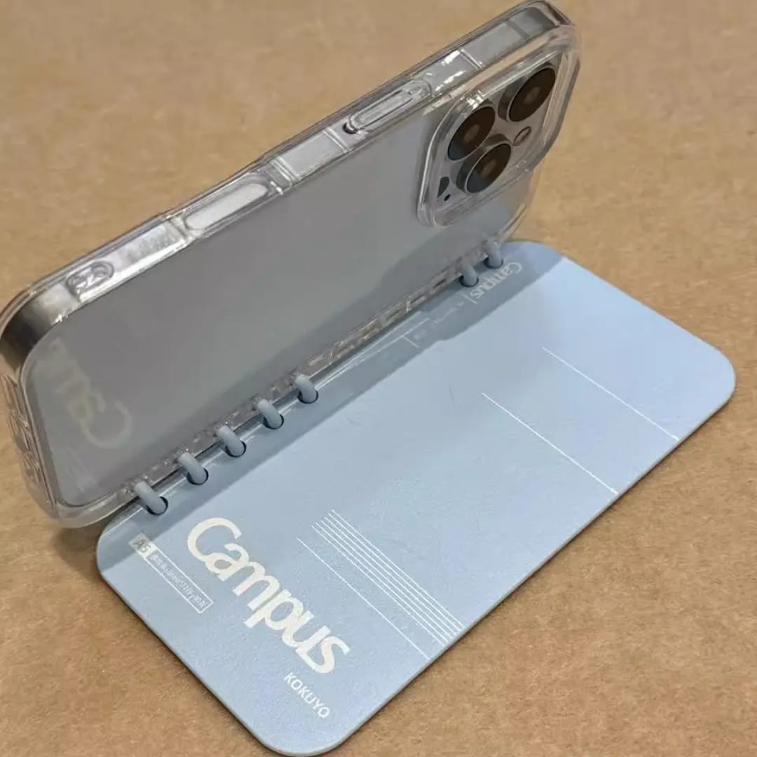 Korean Solid Color Notebook Fashion Phone Case