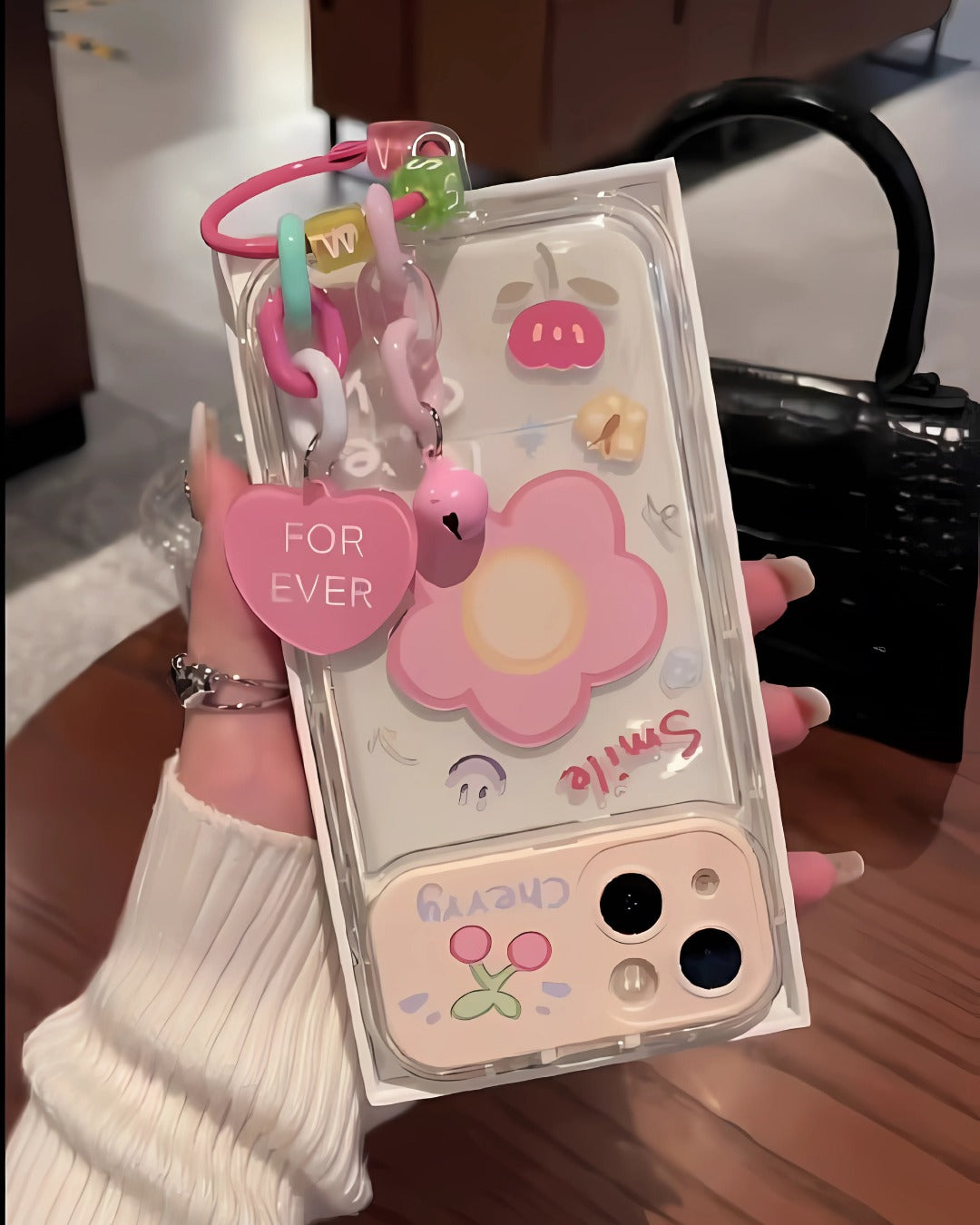 Forever Smile iPhone Case With Charm
