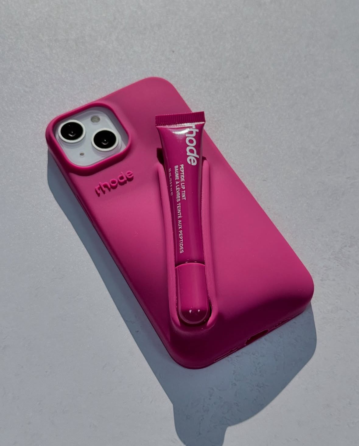 Silicon Lip Gloss iPhone Mobile Case With Tint