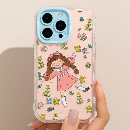 Dreamy Playful Girl Case for iPhone