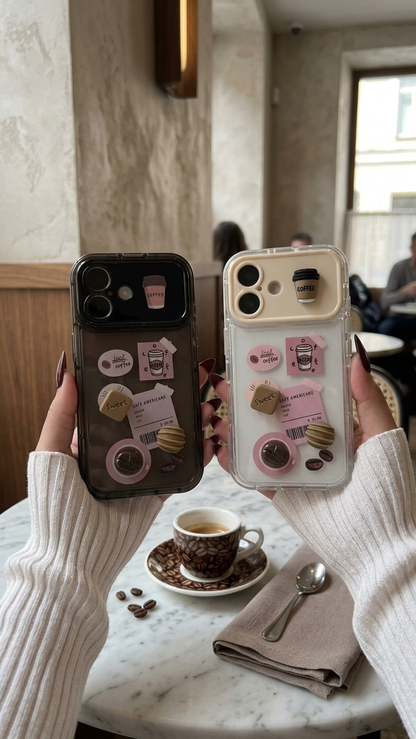 Cafe Americano Mirror 3D Phone Case