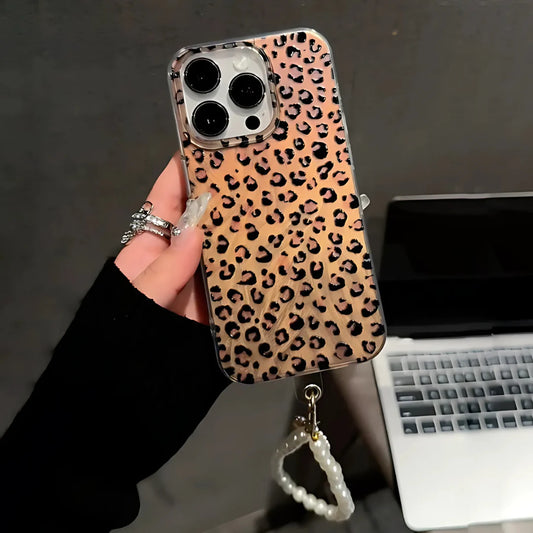 Glamorous Leopard Pearl Luxe Case