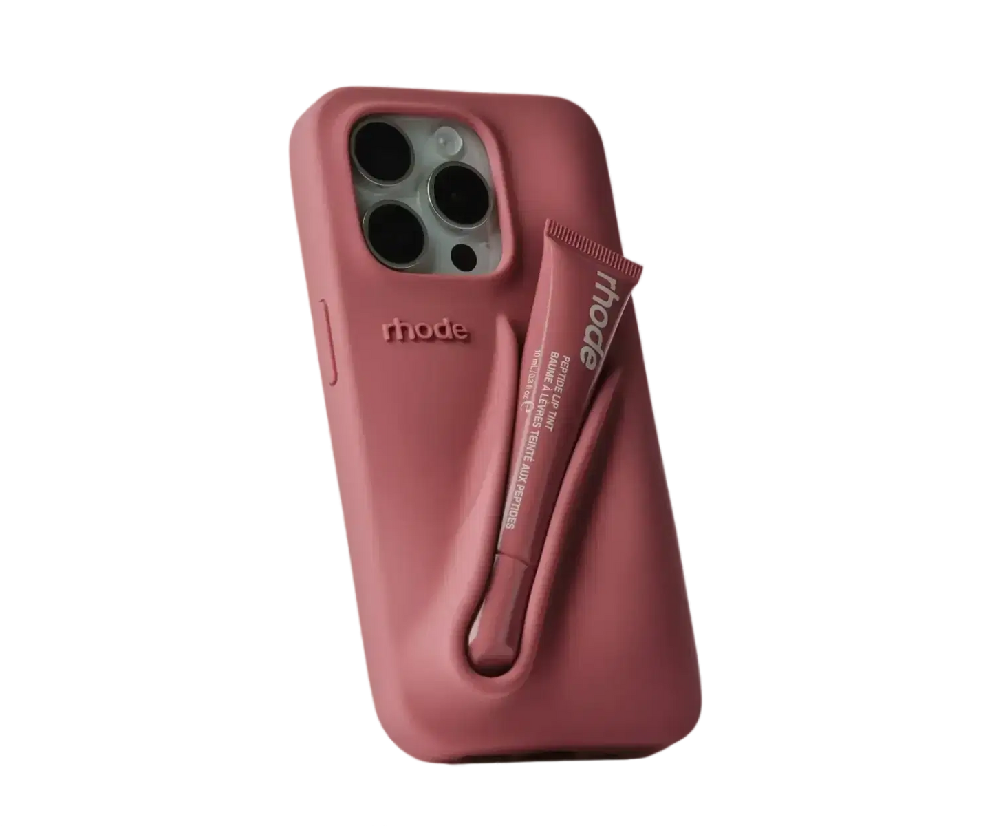 Silicon Lip Gloss iPhone Mobile Case With Tint