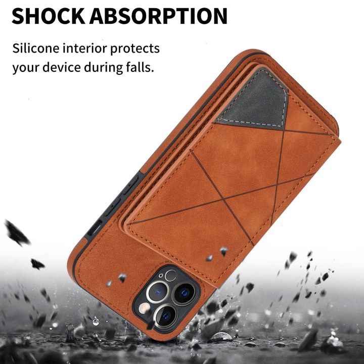 Latest Card Slot Wallet holder Design Phone Case Leather Back Cover