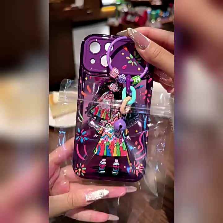 Cute Lens TPU Glam Flip & Snap iPhone Case