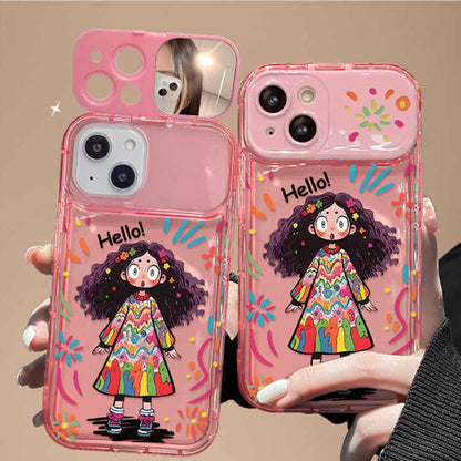 Cute Lens TPU Glam Flip & Snap iPhone Case