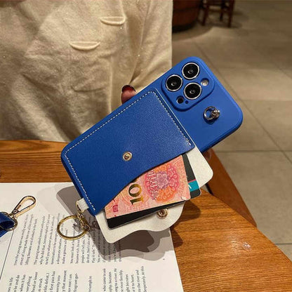 Fashion flower girls leather phone case wallet bag