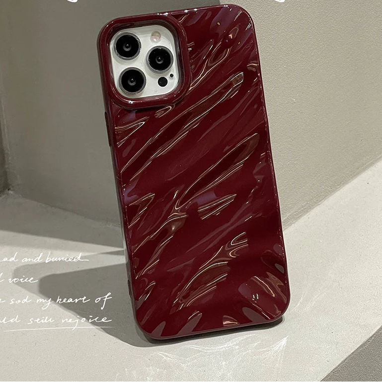 Wavy Designer Silicon Case for iPhone